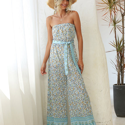 Strapless jumpsuit
Boho wide-leg jumpsuit
Summer fashion for women
Casual chic jumpsuit
Vacation outfit idea
Lightweight jumpsuit for summer
Trendy boho fashion
