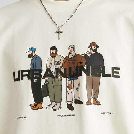 Camiseta gráfica de moda: ropa urbana para hombre