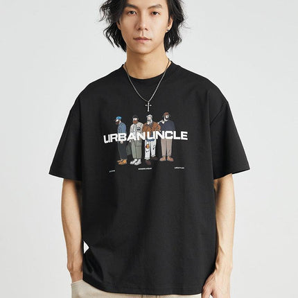 Camiseta gráfica de moda: ropa urbana para hombre
