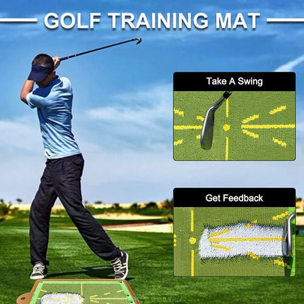 Golf Training Mat – Swing Detection & Impact Tracing for Accurate Practice