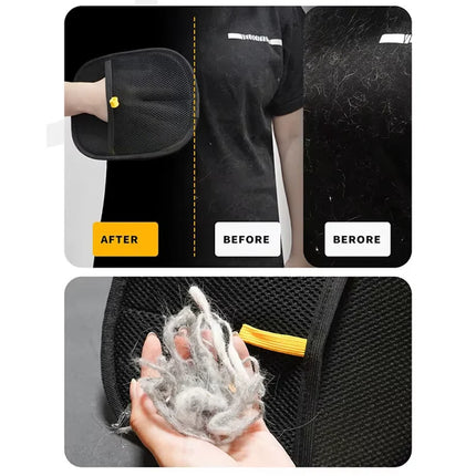 Fur Removal Duo Gloves – Double-Sided Pet Grooming & Hair Removal Gloves for Dogs & Cats