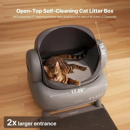 Smart Electric Cat Litter Box – Automatic Self-Cleaning XL Litter Box for Hassle-Free Cat Care