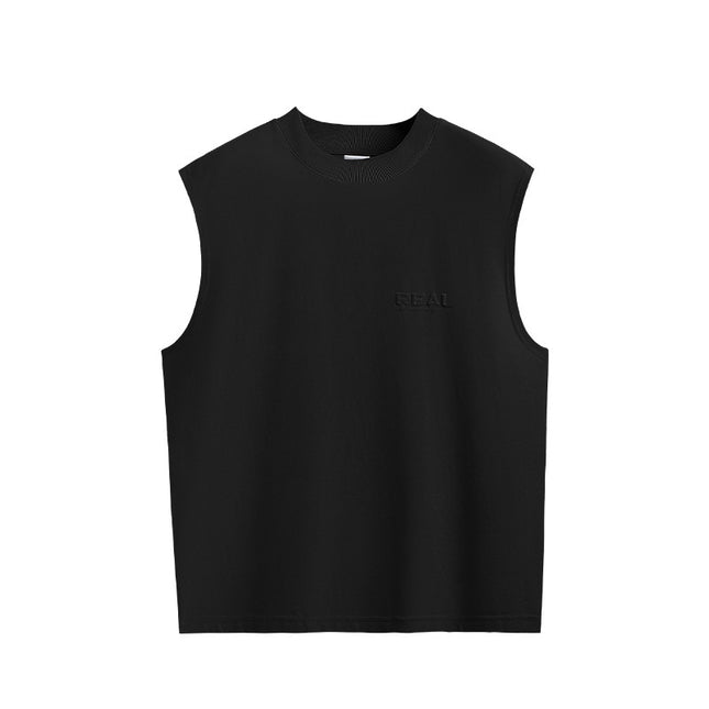 Camiseta sin mangas extragrande para hombre: camiseta sin mangas estilo streetwear