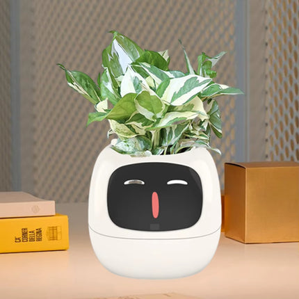Smart Plant Pot – Self-Monitoring Planter with Soil Moisture & Light Sensors for Indoor Gardening