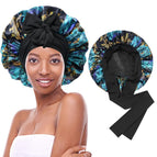 Blue Flowers+Black