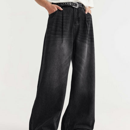 Men’s Extreme Wide-Leg Baggy Jeans – 90s Vintage Oversized Denim