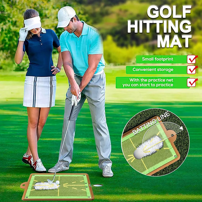 Golf Training Mat – Swing Detection & Impact Tracing for Accurate Practice