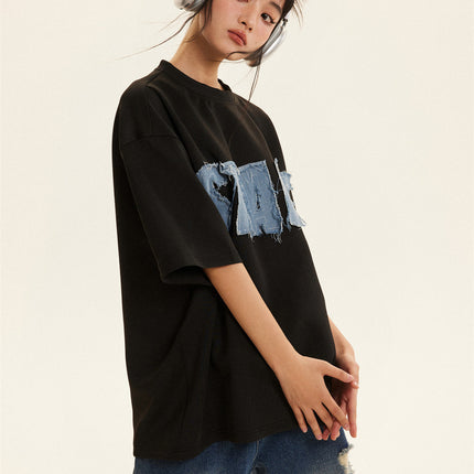 Oversized t-shirt for women
Streetwear fashion tee
Black graphic tee
Casual trendy t-shirt
Urban fashion top