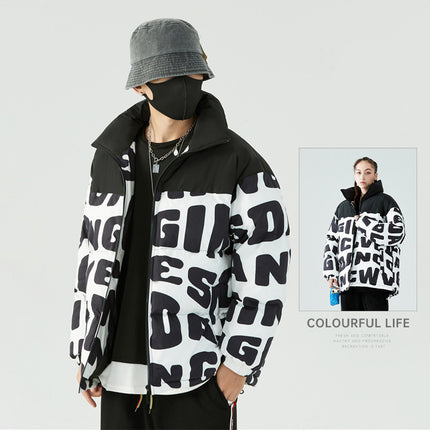 Men's puffer jacket,
Cotton padded jacket,
Printed puffer jacket,
Winter jacket,
Warm winter jacket,
Lightweight winter jacket,
Insulated puffer jacket,
Men's printed jacket,
Cold weather outerwear,
Stylish winter jacket,
Men's winter coat,
Bold design jacket,
Casual winter wear,
Outdoor winter jacket,
Comfortable puffer jacket,
Winter insulation jacket, Fashionable winter wear,
Men's padded jacket,
Winter layering piece,
Warmth and comfort jacket,