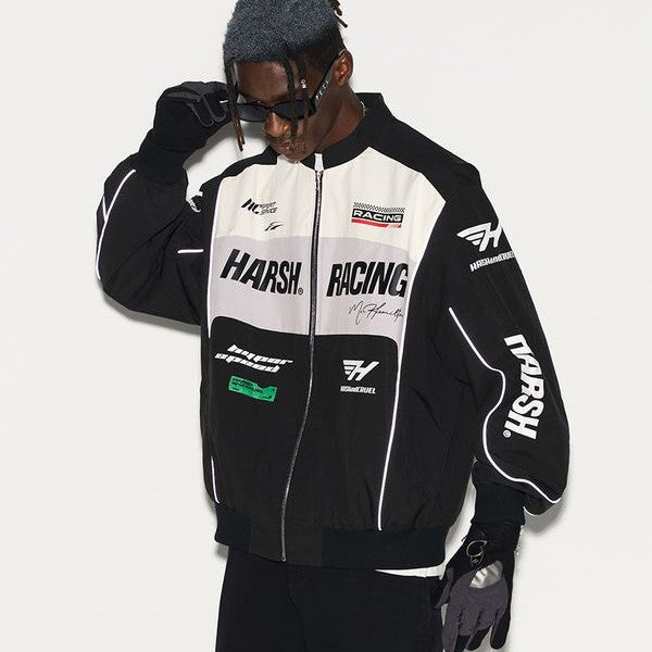 Vintage street locomotive jacket 
Windproof biker jacket
Classic racing jacket
Men's motorcycle jacket
Retro style biker jacket
Durable biker jacket 
Comfortable riding jacket
Stylish windproof jacket
Essential biker outerwear
Unique design biker jacket
Fashionable riding jacket
Versatile outdoor jacket
Casual biker style
Modern biker outerwear
