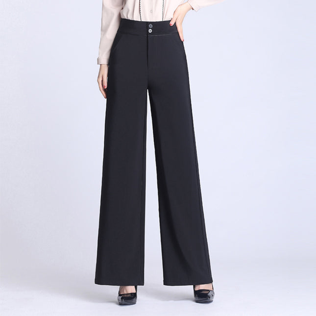 Women's wide-leg pants
High-waist trousers
Office wear for women
Elegant women's pants
Chic formal pants
Business casual trousers