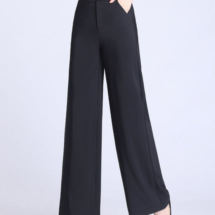 Women's wide-leg pants
High-waist trousers
Office wear for women
Elegant women's pants
Chic formal pants
Business casual trousers