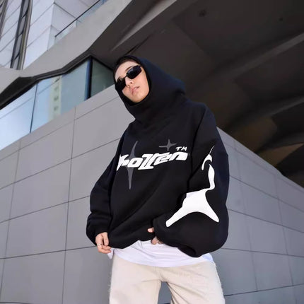 Unisex Loose-fitting Hoodie,
Trendy Streetwear,
Turtleneck Hoodie,
Casual Fashion,
Street Fashion,
Relaxed Fit Hoodie,
Urban Outfit,
Men and Women Hoodie,
Streetwear Top,
Casual Look,
Fashion Hoodie,
Turtleneck Streetwear,
Comfortable Hoodie,
Loose-fitting Top,
Urban Style,
Soft Durable Fabric,
Everyday Wear,
Streetwear Hoodie,
Layering Hoodie,
Trendsetting Fashion,