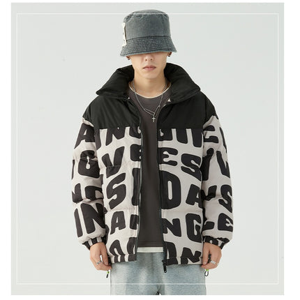 Men's puffer jacket,
Cotton padded jacket,
Printed puffer jacket,
Winter jacket,
Warm winter jacket,
Lightweight winter jacket,
Insulated puffer jacket,
Men's printed jacket,
Cold weather outerwear,
Stylish winter jacket,
Men's winter coat,
Bold design jacket,
Casual winter wear,
Outdoor winter jacket,
Comfortable puffer jacket,
Winter insulation jacket, Fashionable winter wear,
Men's padded jacket,
Winter layering piece,
Warmth and comfort jacket,