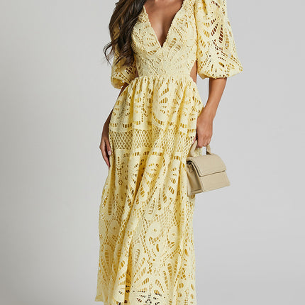 Multi-Color Lace Midi Dress

Deep V Puff Sleeve Dress

Vacation-Ready Lace Dress

Cut-Out Embroidery Dress

Romantic Lace Midi Dress

Lightweight Summer Dress

Tiered Skirt Lace Dress

Feminine Brunch Dress

Eyelet Lace Midi Dress

Flowy Lace Dress for Women