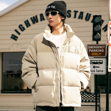 Corduroy Puffer.
Embroidered Jacket,
Winter Outerwear,
Cotton-Padded Jacket,
Fashion Outerwear, Winter Jacket
Puffer Jacket,
Warm Jacket,
Insulated Jacket,
Lightweight Jacket,