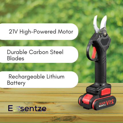 21V Electric Pruner – Cordless Tree & Bonsai Branch Cutter