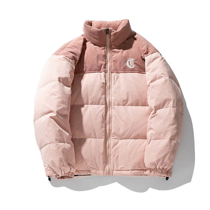 Corduroy Puffer.
Embroidered Jacket,
Winter Outerwear,
Cotton-Padded Jacket,
Fashion Outerwear, Winter Jacket
Puffer Jacket,
Warm Jacket,
Insulated Jacket,
Lightweight Jacket,