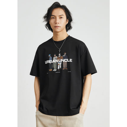 Graphic oversized t-shirt
Men’s streetwear t-shirt
Urban fashion tee
Casual hip-hop t-shirt
Loose-fit cotton t-shirt
