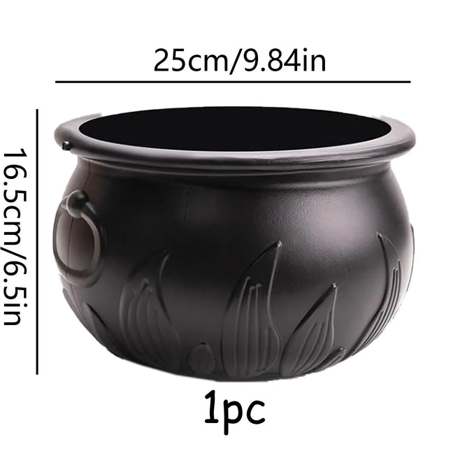 Halloween Cauldron Balloon Decoration Kit | Witch Pot with Bubbles for Spooky Party Décor