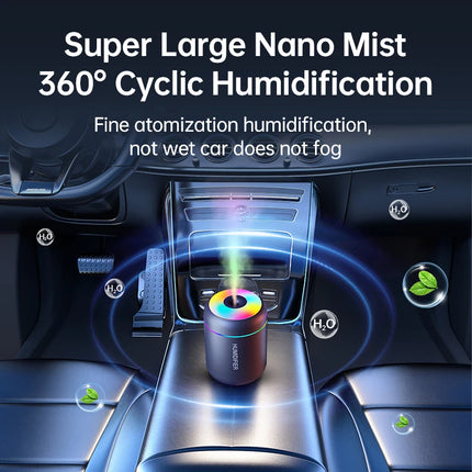 180ML Mini Air Humidifier – USB Essential Oil Diffuser with LED Lights for Car, Home & Bedroom