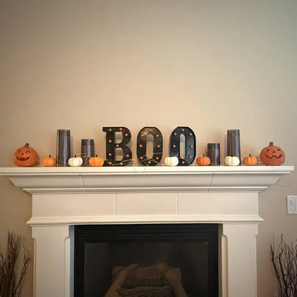 Halloween BOO LED Marquee Light Halloween Decorative Lamp for Home, Party & Tabletop