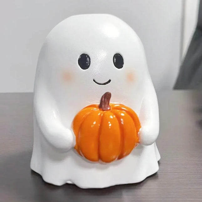 Halloween Ghost Tissue Box – Cute Ghost-Shaped Tissue Holder Décor