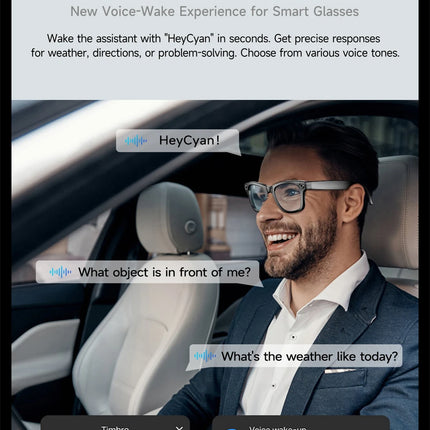 AI Smart Glasses with 8MP Camera Bluetooth Calling WiFi Transfer, Chat Gpt, & Voice Assistant