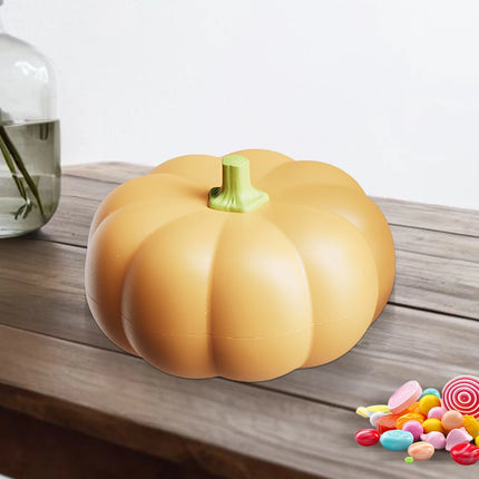 Halloween Divided Pumpkin Snack Holder with Toothpick Storage | Serving Tray for Candy, Fruits, Nuts & Snacks
