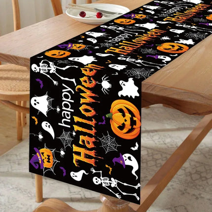 Halloween Table Runner – Spooky Dining Table Décor for Parties & Home