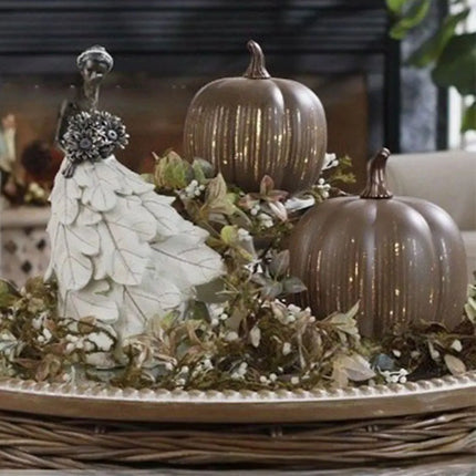 LED Light Up Pumpkin Decorations | Halloween & Fall Tabletop Décor