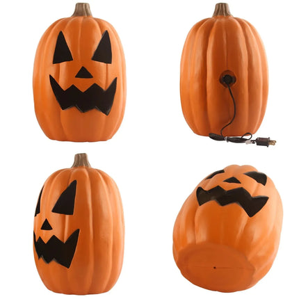 Lighted Halloween Jack-O’-Lantern Pumpkin | Illuminated Indoor & Outdoor Halloween Decoration