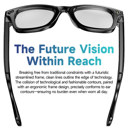 AI Smart Glasses with 8MP Camera Bluetooth Calling WiFi Transfer, Chat Gpt, & Voice Assistant