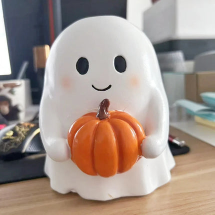 Halloween Ghost Tissue Box – Cute Ghost-Shaped Tissue Holder Décor
