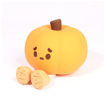 Cute Pumpkin Night Light – Soft LED Bedside Lamp for Halloween Décor