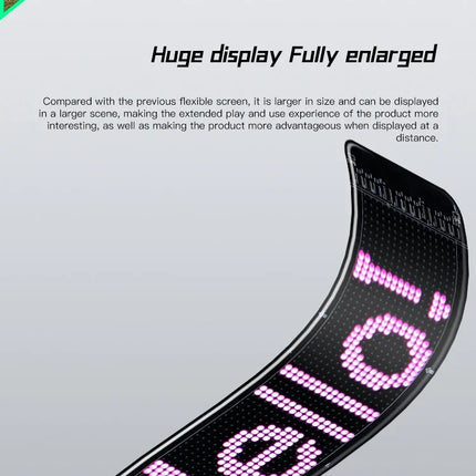 Colorful Devil Eyes LED Matrix Pixel Panel – Flexible Car Window Display with Dynamic Big Eye & Custom Animations