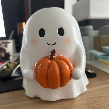 Halloween Ghost Tissue Box – Cute Ghost-Shaped Tissue Holder Décor