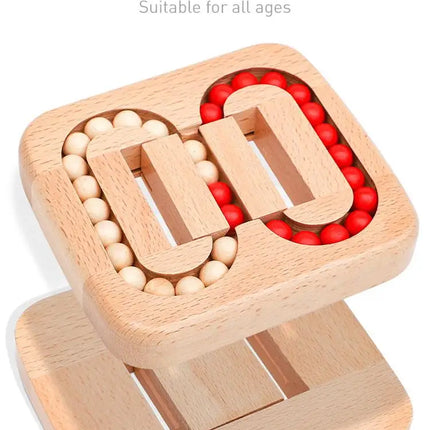 Wooden Puzzle Ball for Kids – Educational Brain Teaser Toy Inspired by Luban Lock
