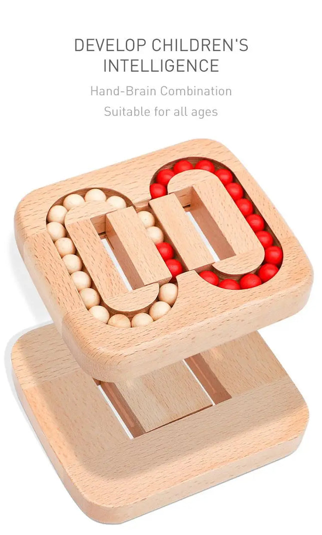 Wooden Puzzle Ball for Kids – Educational Brain Teaser Toy Inspired by Luban Lock