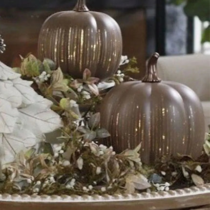 LED Light Up Pumpkin Decorations | Halloween & Fall Tabletop Décor
