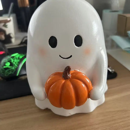 Halloween Ghost Tissue Box – Cute Ghost-Shaped Tissue Holder Décor