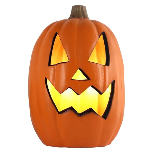 Lighted Halloween Jack-O’-Lantern Pumpkin | Illuminated Indoor & Outdoor Halloween Decoration