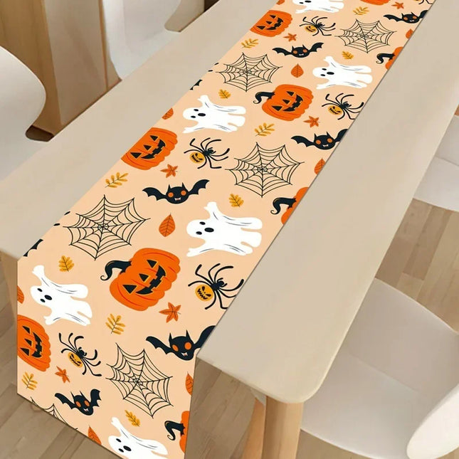 Halloween Table Runner – Spooky Dining Table Décor for Parties & Home