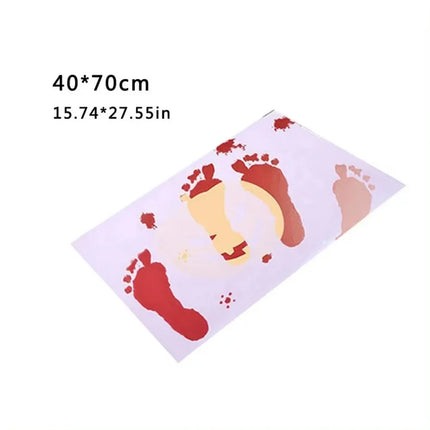Halloween Color Changing Bloody Bath Mat | Horror prank bathroom rug