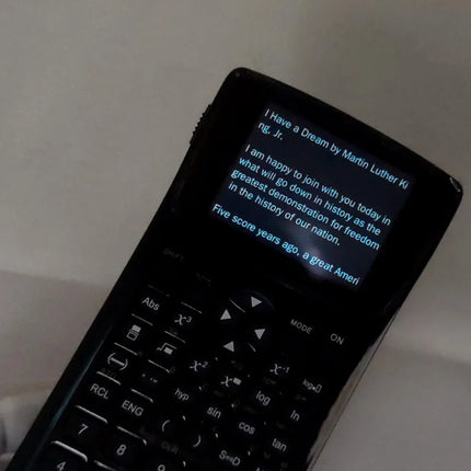 Multifunction E-Book Reader & Smart Calculator | Privacy Screen, Music & Video Player