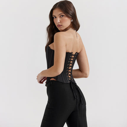 red corset top
Strapless bustier top
Sexy corset for women
Fashionable corset top
black bustier outfit
Women's corset for night ou