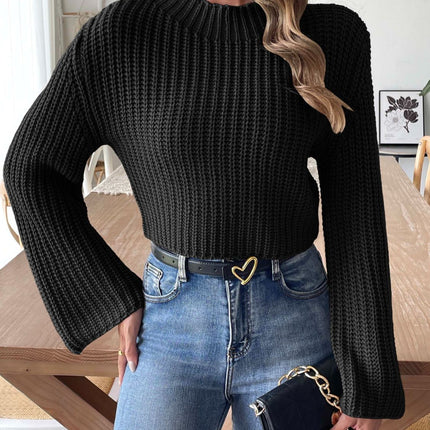Women's knitted sweater, Cozy women's top, Stylish sweater for women, Long sleeve knitted top, Warm knitted sweater, Relaxed fit women's sweater, Casual women's sweater, Women's soft knitted top, Round neck sweater for women, Women's stylish knitwear, Knitted long sleeve top, Warm casual sweater, Cozy knit sweater, Women's wardrobe essential sweater, Women's casual knit sweater,