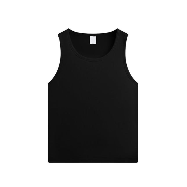 men’s ribbed tank top, white sleeveless tee, streetwear muscle tank, gym workout tank, fitted cotton tank, urban fashion sleeveless shirt, breathable summer tank, layering tank top for men, 