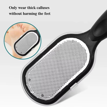 Silkystep Pro – Double-Sided Stainless Steel Foot File for Callus & Dead Skin Removal