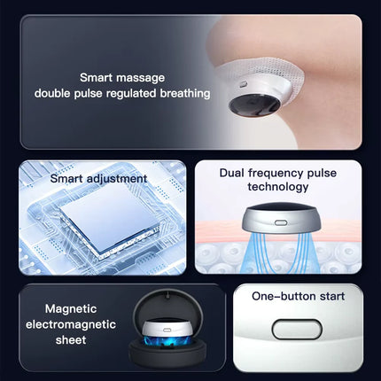 EMS Anti-Snoring Device – Magnetic Sleep Aid with Airway Muscle Stimulation